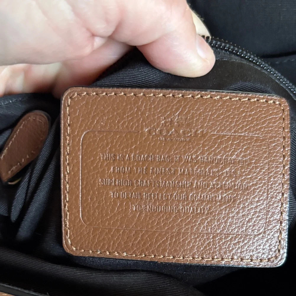 Coach Brown Leather Messanger Bag